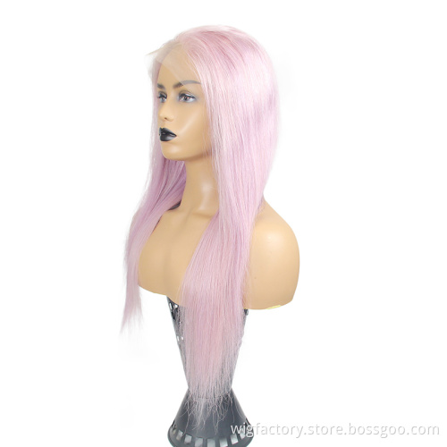 Cheap wholesale brazilian human hair long purple wig, 13x4 frontal purple wigs human hair, purple colors wigs for partyes